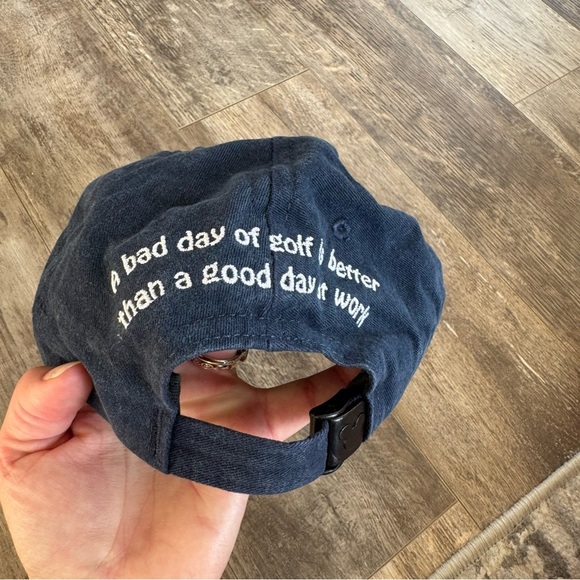 Disney Golf Collection “Grumpy” Navy Blue Baseball Cap Hat - Picture 4 of 6